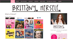 Desktop Screenshot of brittanyherself.com