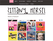 Tablet Screenshot of brittanyherself.com